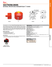 Thumbnail of document Data Sheet - VPS2411 Valve Position Sensor